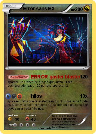 Pokemon Error sans EX