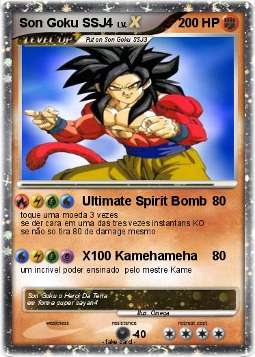 Pokemon Son Goku SSJ4