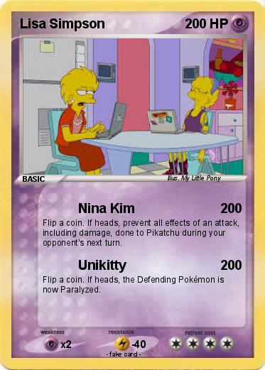 Pokemon Lisa Simpson