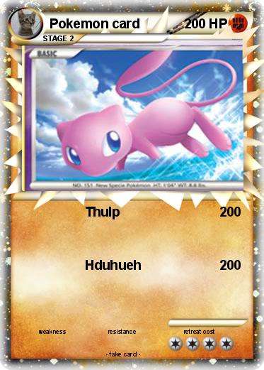 Pokemon Pokemon card