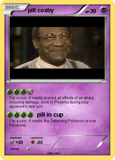 Pokemon pill cosby