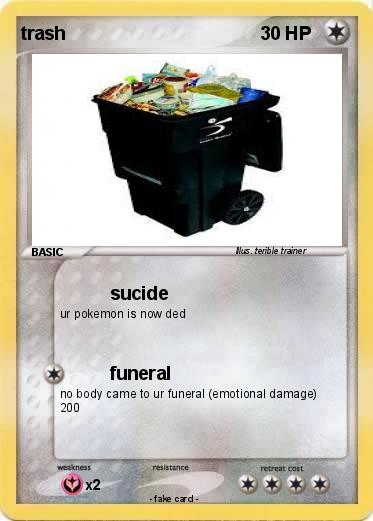 Pokemon trash