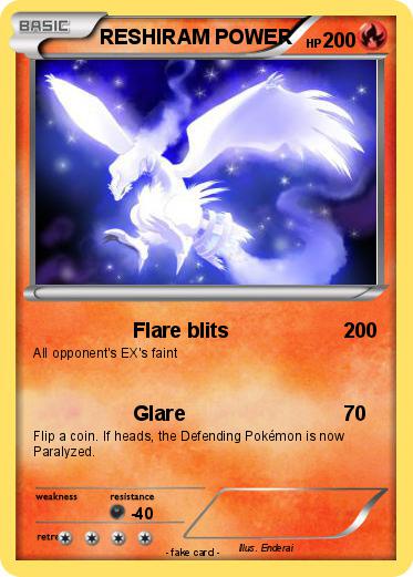 Pokemon RESHIRAM POWER