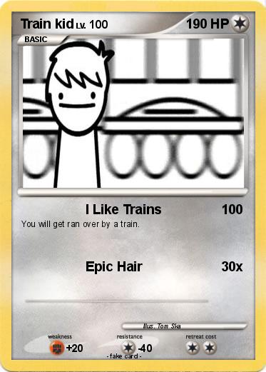 Pokemon Train kid