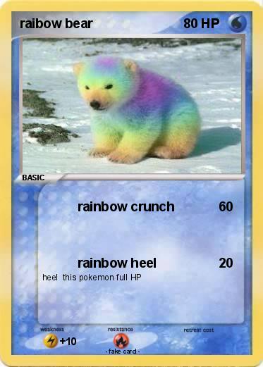 Pokemon raibow bear