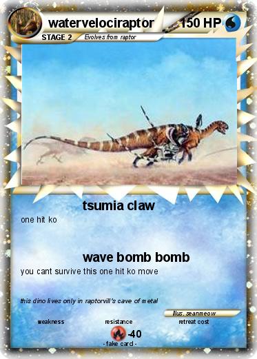 Pokemon watervelociraptor