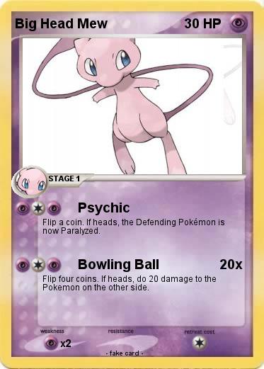 Pokemon Big Head Mew