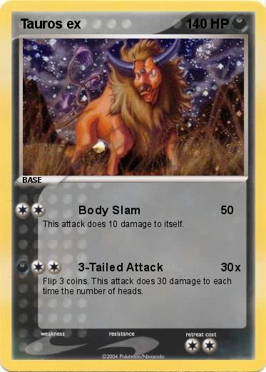 Pokemon Tauros ex