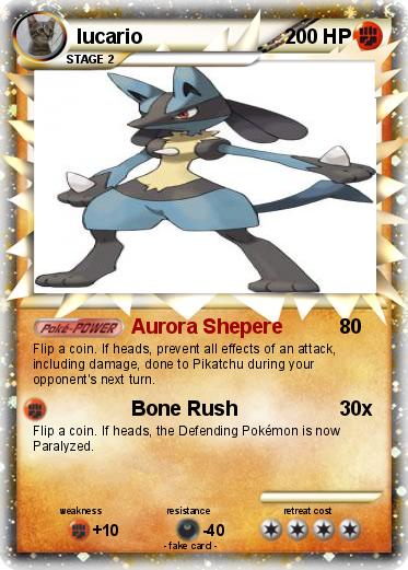Pokemon lucario