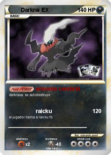 Pokemon Darkrai EX