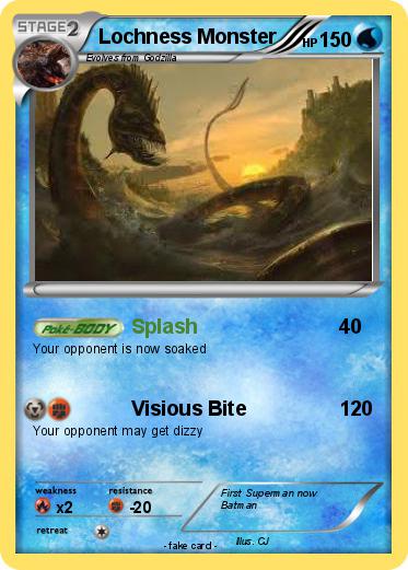 Pokemon Lochness Monster