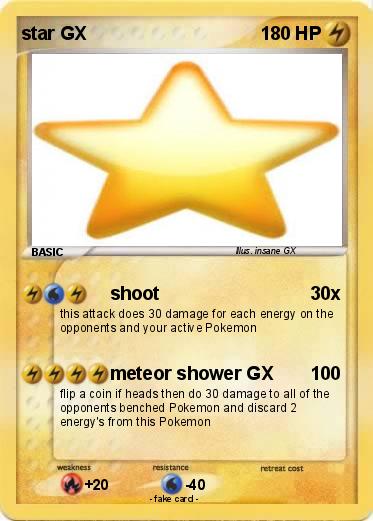 Pokemon star GX