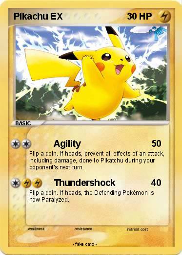 Pokemon Pikachu EX