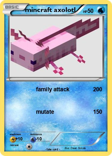 Pokemon mincraft axolotl