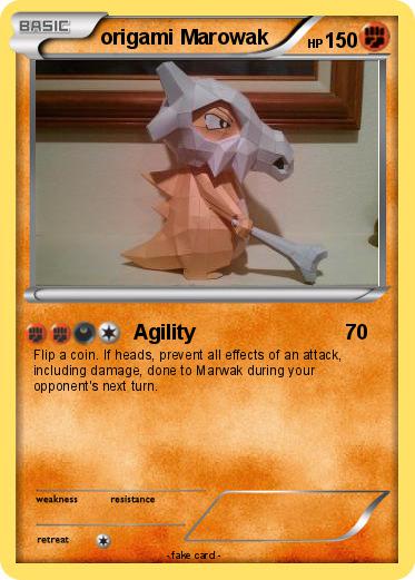 Pokemon origami Marowak