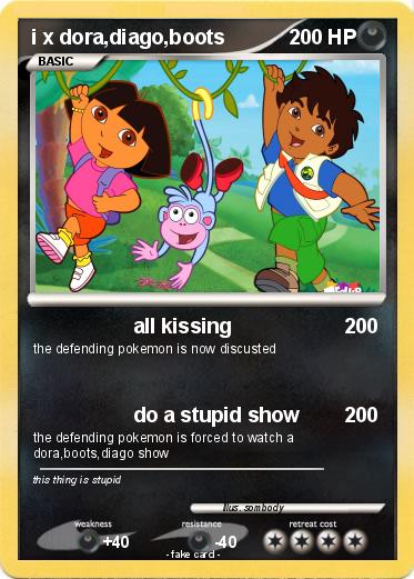 Pokemon i x dora,diago,boots