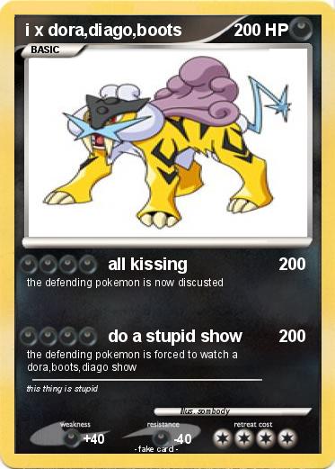 Pokemon i x dora,diago,boots