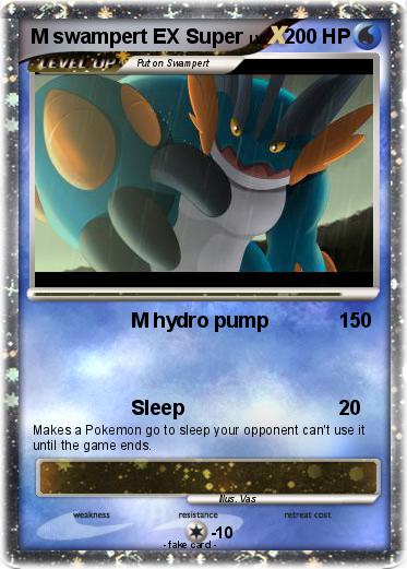 Pokemon M swampert EX Super