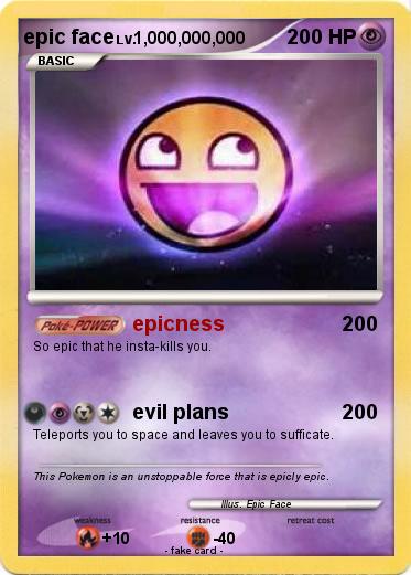 Pokemon epic face