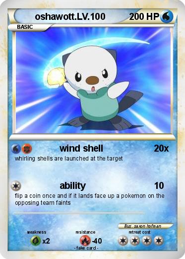 Pokemon oshawott.LV.100