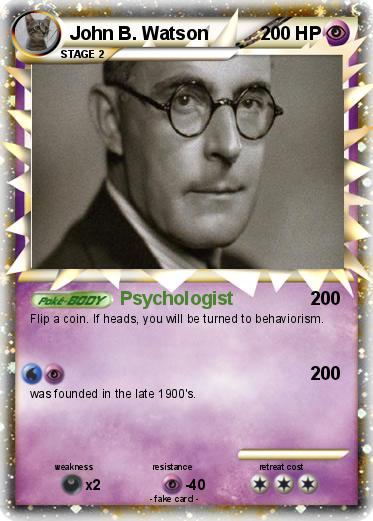 Pokemon John B. Watson