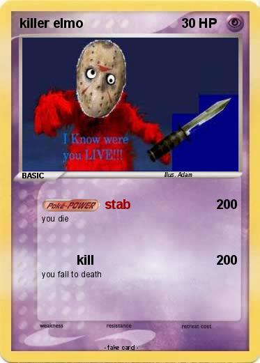 Pokemon killer elmo