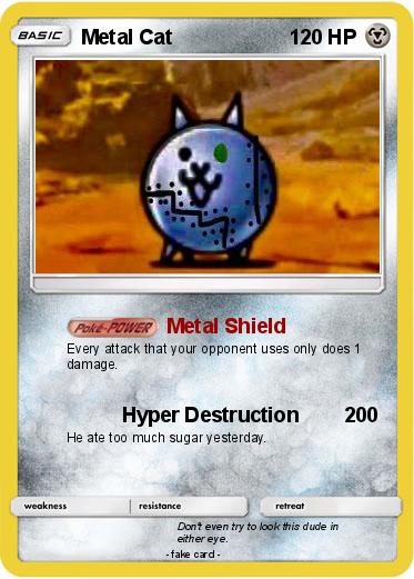 Pokemon Metal Cat