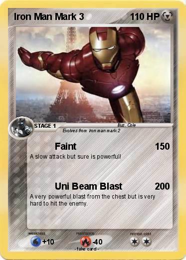 Pokemon Iron Man Mark 3