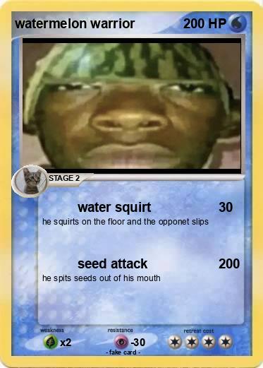 Pokemon watermelon warrior