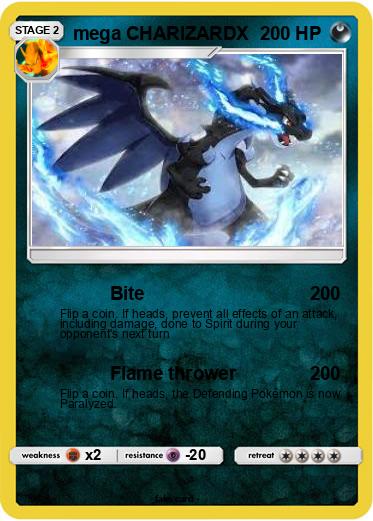 Pokemon mega CHARIZARDX