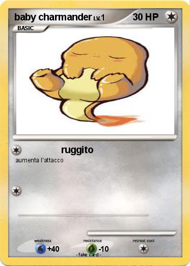 Pokemon baby charmander