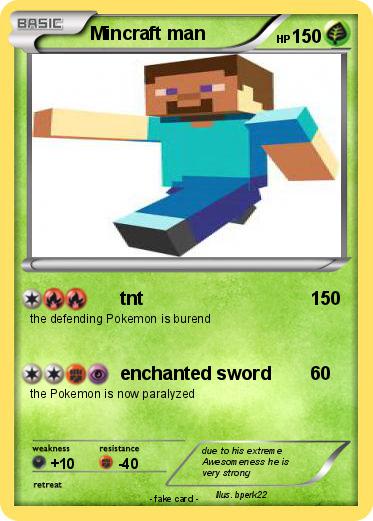 Pokemon Mincraft man