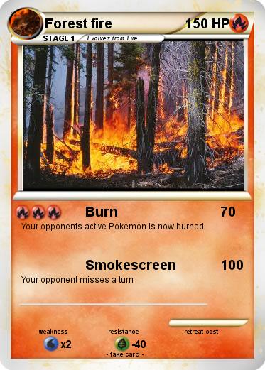 Pokemon Forest fire