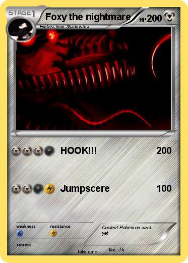 Pokemon Foxy the nightmare