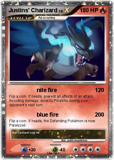 Pokemon Justins' Charizard