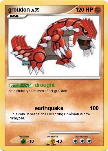 Pokemon groudon