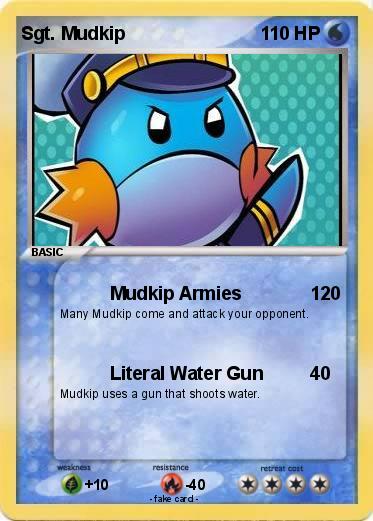 Pokemon Sgt. Mudkip