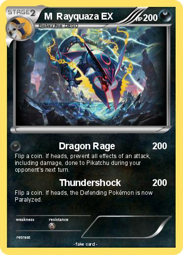 Pokemon M  Rayquaza EX