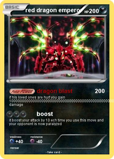 Pokemon red dragon emperor