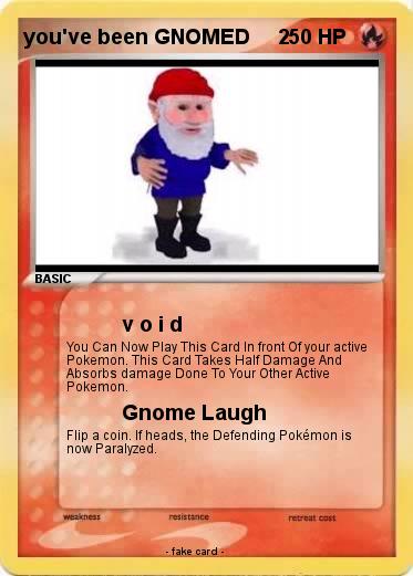 Pokemon you've been GNOMED     2