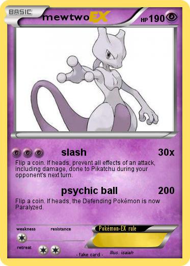 Pokemon mewtwo