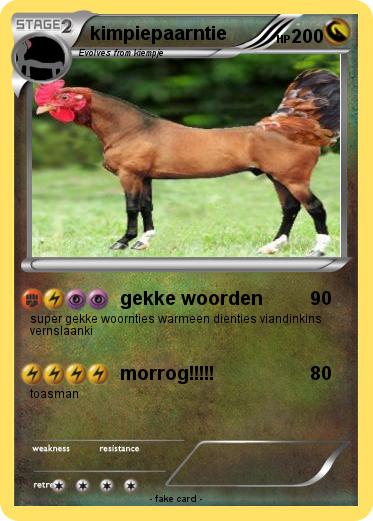 Pokemon kimpiepaarntie