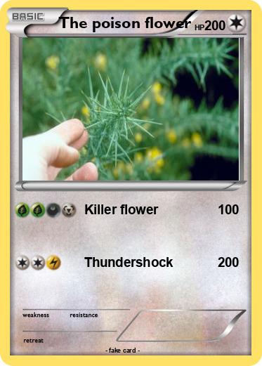 Pokemon The poison flower