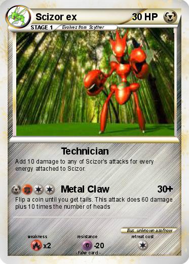 Pokemon Scizor ex