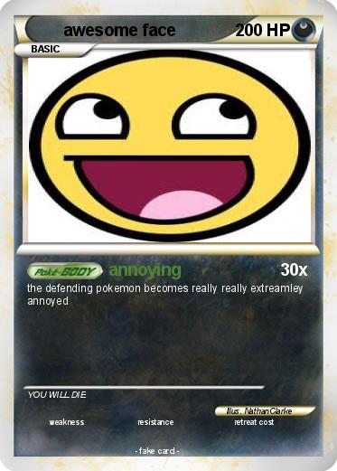 Pokemon awesome face