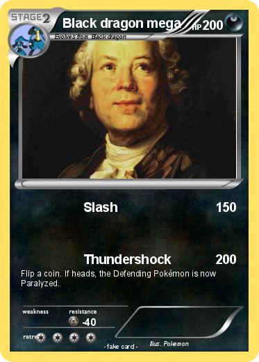 Pokemon Black dragon mega