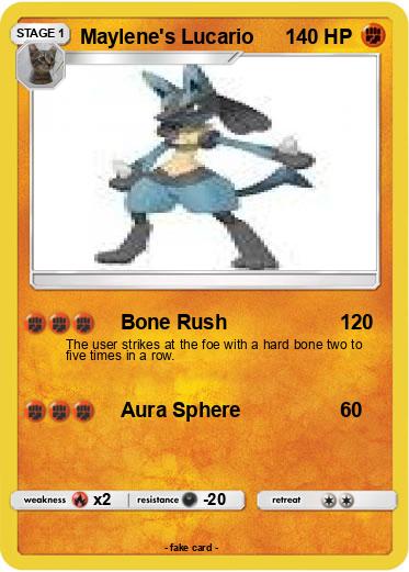 Pokemon Maylene's Lucario