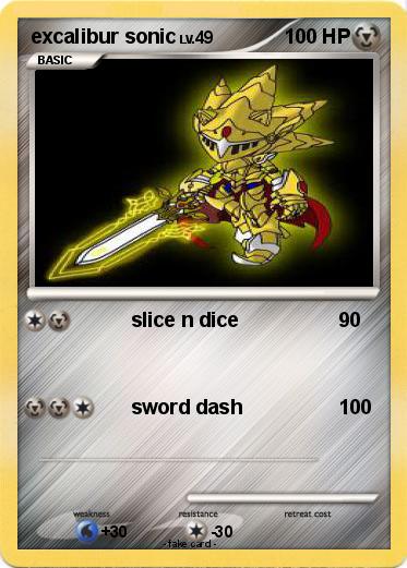 Pokemon excalibur sonic