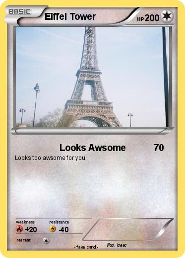 Pokemon Eiffel Tower