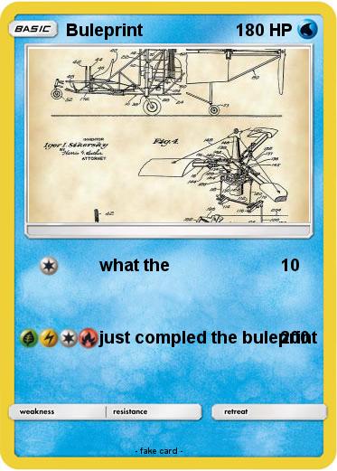 Pokemon Buleprint